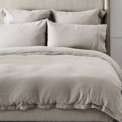 Antwerp Linen Fitted Sheet - Natural -Interior Sales Store 1117255971 e 1