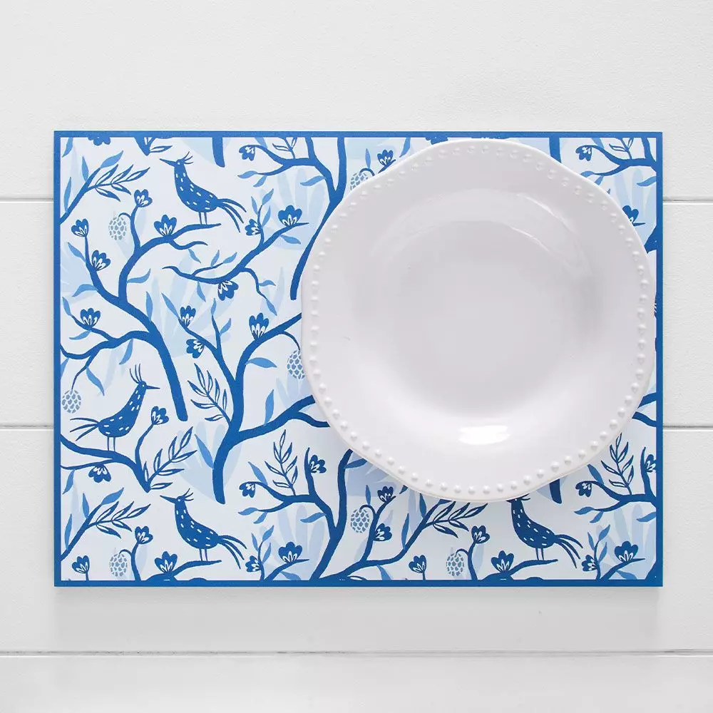Harper Chinoiserie Bird Placemat 50 Pk 2 Harper Chinoiserie Bird Placemat 50 Pk - Image 2