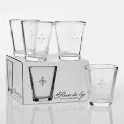 Fleur De Lys Tumbler 4 Pack -Interior Sales Store 3040023 e