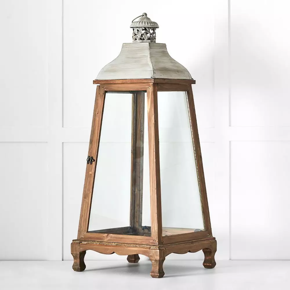 "Antique" Wooden Lantern 1 "Antique" Wooden Lantern